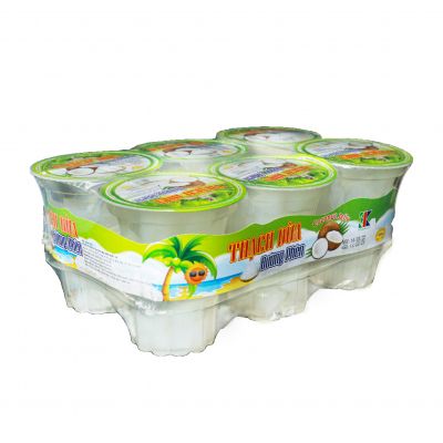 Thạch Dừa Đường Phèn 1080 g (Lốc 6 hũ 180 g)
