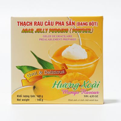 Thạch Rau Câu Pha Sẵn Hương Xoài 140g